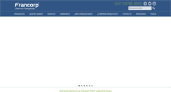 Desktop Screenshot of francorp.com.ar